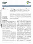 Research paper thumbnail of Fluorescent transmembrane anion transporters: shedding light on anionophoric activity in cells