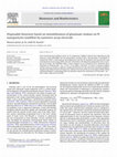 Research paper thumbnail of Disposable biosensor based on immobilisation of glutamate oxidase on Pt nanoparticles modified Au nanowire array electrode