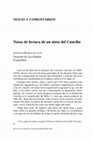 Research paper thumbnail of (2010b), «Notas de lectura de un nieto del Concilio», Revista de Espiritualidad (Madrid). Tomo 69, nº 277, pp. 607-614.