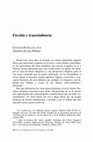 Research paper thumbnail of (2011d), «Ficción y trascendencia», Revista de Espiritualidad (Madrid). Tomo 70, nº 279, pp. 275-284.