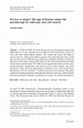 Research paper thumbnail of For love or money? The saga of Korean women who provided eggs for embryonic stem cell research