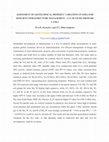 Research paper thumbnail of ASSESSMENT OF GEOTECHNICAL PROPERTY VARIATIONS IN SOILS FOR EFFICIENT INFRASTRUCTURE MANAGEMENT -CASE STUDY FROM SRI LANKA