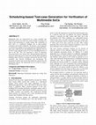 Research paper thumbnail of Scheduling-based test-case generation for verification of multimedia SoCs