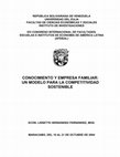 Research paper thumbnail of CONOCIMIENTO Y EMPRESA FAMILIAR: UN MODELO PARA LA COMPETITIVIDAD SOSTENIBLE