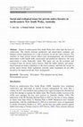 Research paper thumbnail of Social and ecological issues for private native forestry in north-eastern New South Wales, Australia