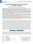 Research paper thumbnail of Obesity and Elevated Blood Pressure following Repair of Coarctation of the Aorta