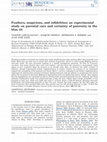 Research paper thumbnail of Feathers, suspicions, and infidelities: an experimental study on parental care and certainty of paternity in the blue tit