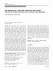 Research paper thumbnail of The importance of a main dish: nestling diet and foraging behaviour in Mediterranean blue tits in relation to prey phenology