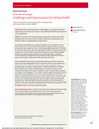 Research paper thumbnail of Climate change and global health