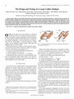 Research paper thumbnail of The Design and Testing of a Large-Caliber Railgun