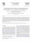 Research paper thumbnail of Functionalization of pine needles by carboxymethylation and network formation for use as supports in the adsorption of Cr 6