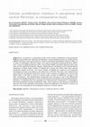 Research paper thumbnail of Cellular proliferation markers in peripheral and central fibromas: a comparative study