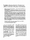 Research paper thumbnail of Population pharmacokinetics of intravenous caffeine in neonates with apnea of prematurity