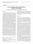 Research paper thumbnail of Severe hypotension and fetal death due to tocolysis with nifedipine