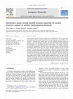 Research paper thumbnail of Interference aware vertical handoff decision algorithm for quality of service support in wireless heterogeneous networks