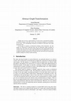 Research paper thumbnail of Abstract graph transformation