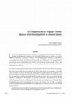 Research paper thumbnail of En búsqueda de un lenguaje común: alianzas entre investigadores y comunicadores