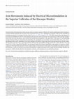 Research paper thumbnail of Arm movements induced by electrical microstimulation in the superior colliculus of the macaque monkey