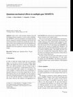 Research paper thumbnail of Quantum-mechanical effects in multiple-gate MOSFETs