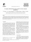 Research paper thumbnail of A simple subthreshold swing model for short channel MOSFETs