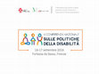 Research paper thumbnail of "L'accomodamento ragionevole" - Workshop - Conferenza nazionale sulle politiche della disabilità 16-17 settembre 2016