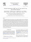 Research paper thumbnail of Isotopic fractionation of Mg 2+(aq), Ca 2+(aq), and Fe 2+(aq) with carbonate minerals