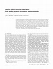 Research paper thumbnail of Ocean optical source estimation with widely spaced irradiance measurements