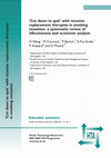 Research paper thumbnail of Cut down to quit' with nicotine replacement therapies in smoking cessation: a systematic review of effectiveness and economic analysis