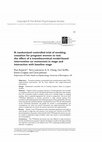 Research paper thumbnail of A randomized controlled trial of smoking cessation for pregnant women to test the effect of a transtheoretical model-based intervention on movement in stage and interaction with baseline stage