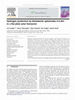 Research paper thumbnail of Hydrogen production by Rhodobacter sphaeroides strain O.U.001 using spent media of Enterobacter cloacae strain DM11