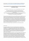 Research paper thumbnail of Characterization of cores and organic remains in Iron Age gold objects: The Recouso treasure