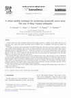 Research paper thumbnail of A robust satellite technique for monitoring seismically active areas: The case of Bhuj–Gujarat earthquake