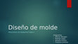 Research paper thumbnail of Diseño de molde