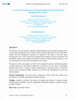 Research paper thumbnail of " A STUDY ON THE ROLE OF RESPONSIBLE MANAGEMENT IN HIGHER EDUCATION "