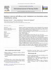 Research paper thumbnail of Bandura's exercise self-efficacy scale: Validation in an Australian cardiac rehabilitation setting