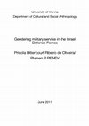 Research paper thumbnail of Gendering military service in the Israel Defence Forces