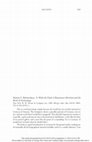 Research paper thumbnail of REVIEW: Belozerskaya . To Wake the Dead: A Renaissance Merchant and the Birth of Archaeology .