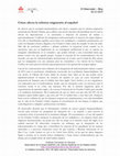 Research paper thumbnail of Cómo afecta la reforma migratoria al español