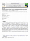 Research paper thumbnail of A stability analysis for the spectral volume method on tetrahedral grids