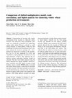 Research paper thumbnail of Comparison of shifted multiplicative model, rank correlation, and biplot analysis for clustering winter wheat production environments