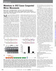 Research paper thumbnail of Mutations in DCC Cause Congenital Mirror Movements