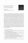 Research paper thumbnail of Evolutionary Social Theory: The Current State of Knowledge