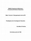 Research paper thumbnail of Paradigmas de la Investigación Educativa