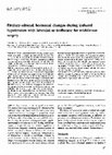 Research paper thumbnail of Pituitary-adrenal, hormonal changes during induced hypotension with labetalol or isoflurane for middle-ear surgery