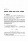 Research paper thumbnail of Nociones Básicas Calculo Tensorial