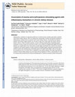 Research paper thumbnail of Association of anemia and erythropoiesis stimulating agents with inflammatory biomarkers in chronic kidney disease