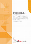 Research paper thumbnail of Cybersexisme: une étude sociologique dans des établissements scolaires franciliens