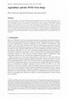 Research paper thumbnail of Agriculture and the WTO: Next Steps