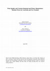 Research paper thumbnail of Wine Quality and Varietal, Regional and Winery Reputations: Hedonic Prices for Australia and New Zealand