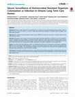 Research paper thumbnail of Secure Surveillance of Antimicrobial Resistant Organism Colonization or Infection in Ontario Long Term Care Homes